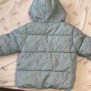 Floral Patterned Puffer Jacket